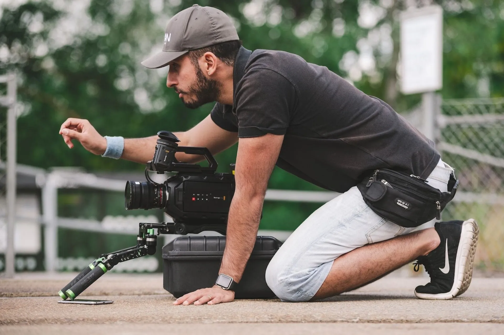 Filming content