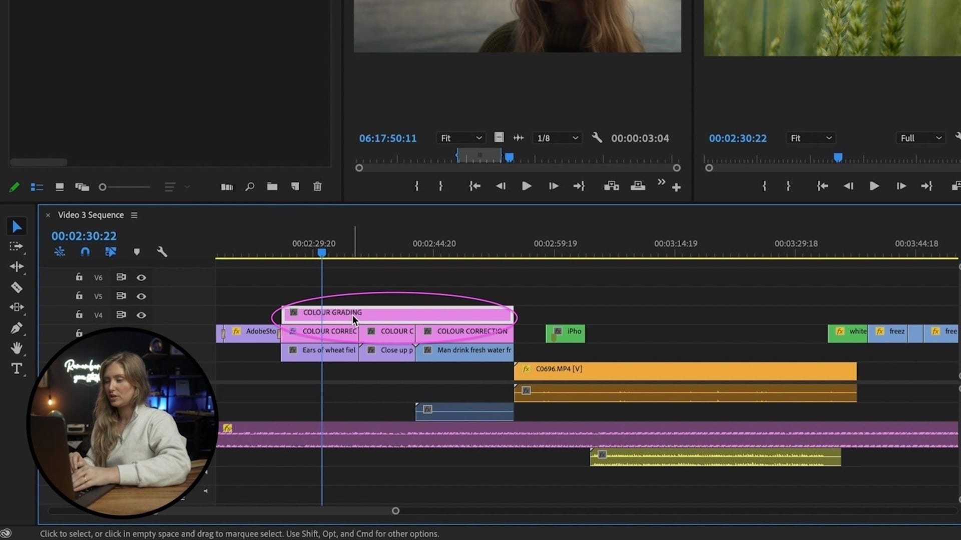 Adjustment layer