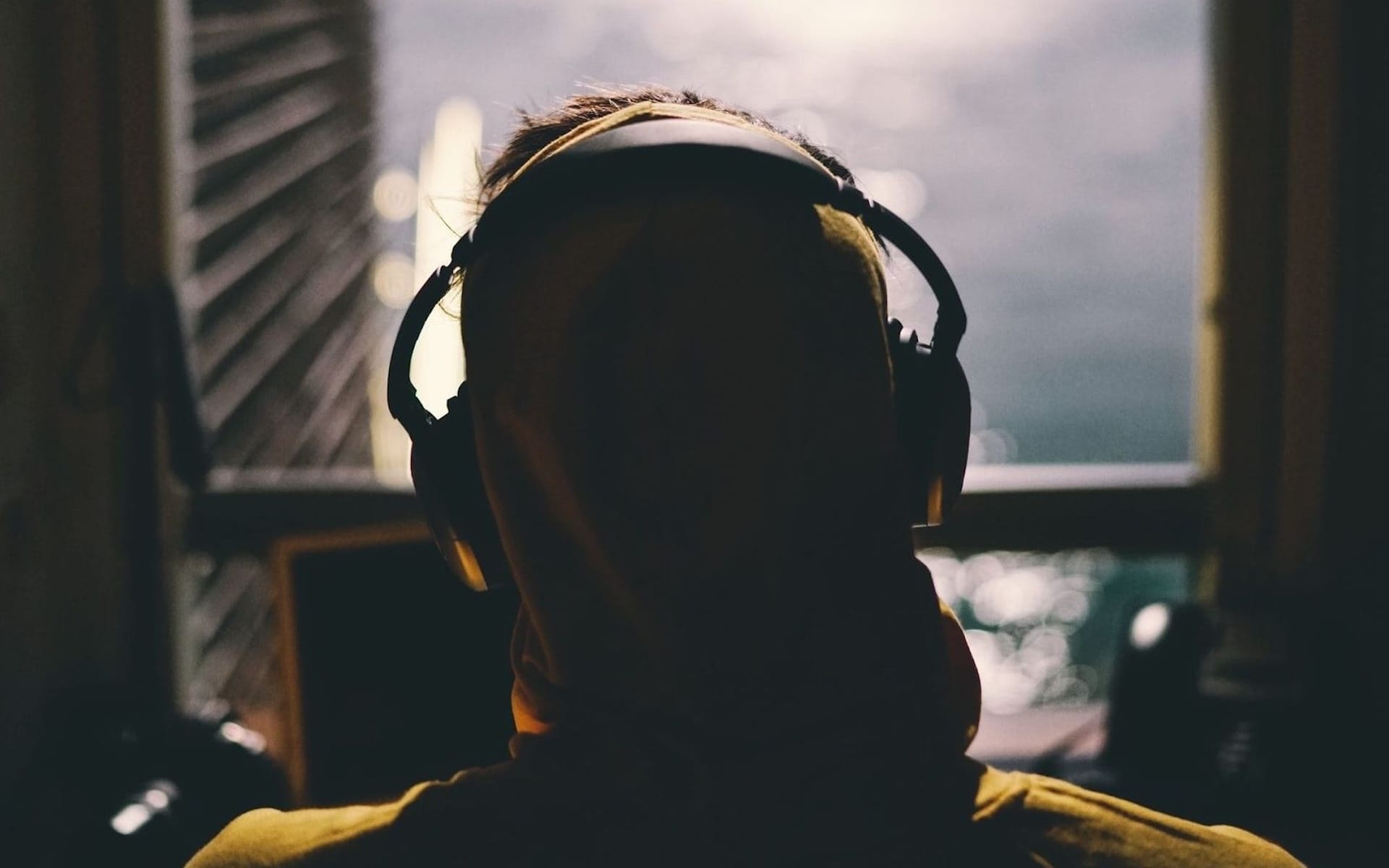 Listening to music