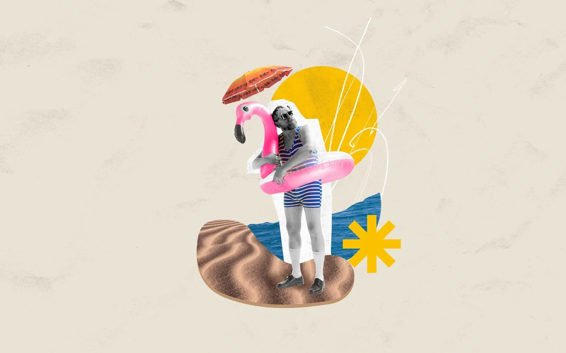 Man at the beach