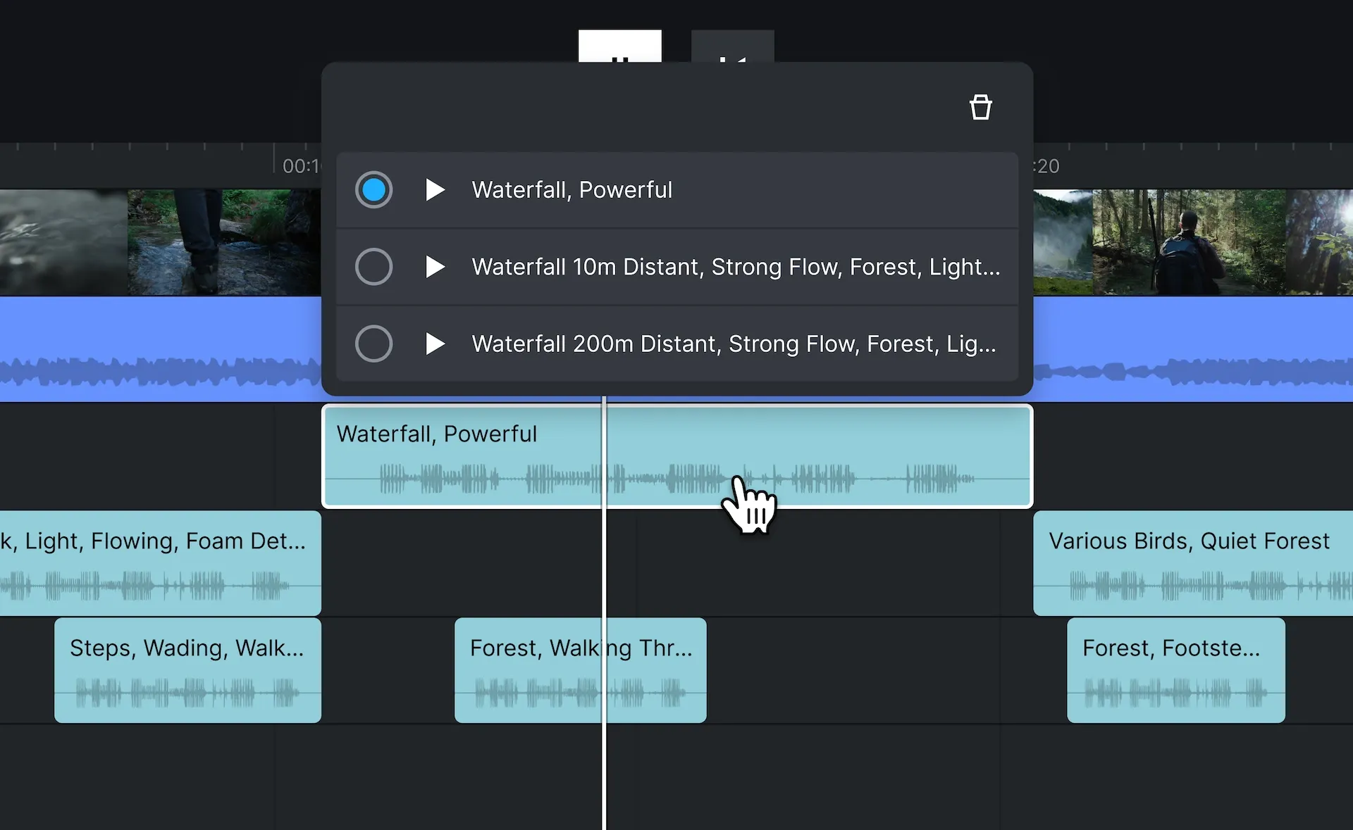 Try different options