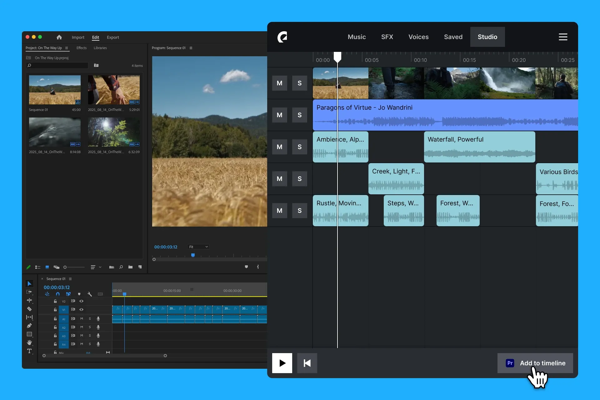 Using the Assistant plugin for Premiere Pro