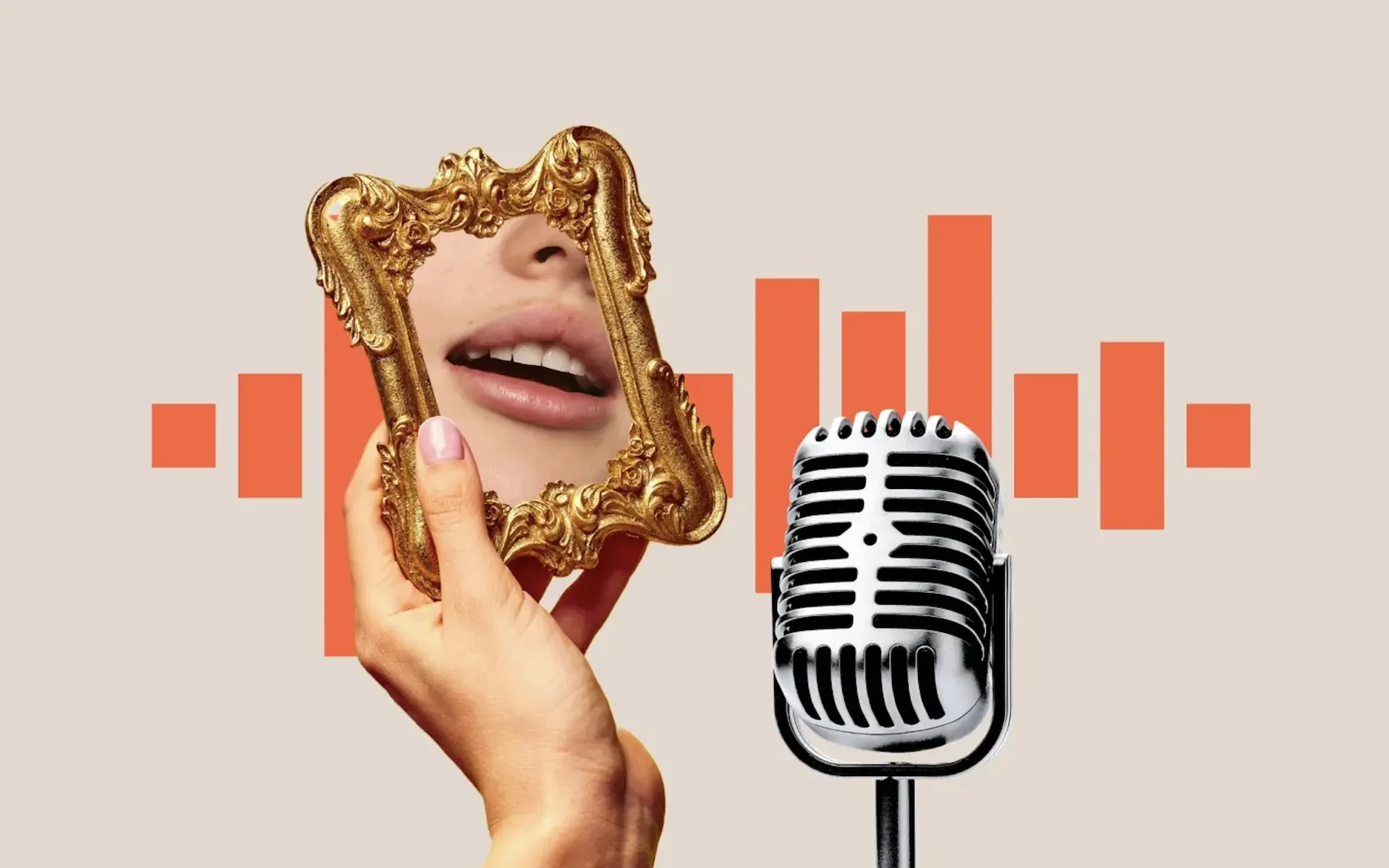 Mouth and microphone